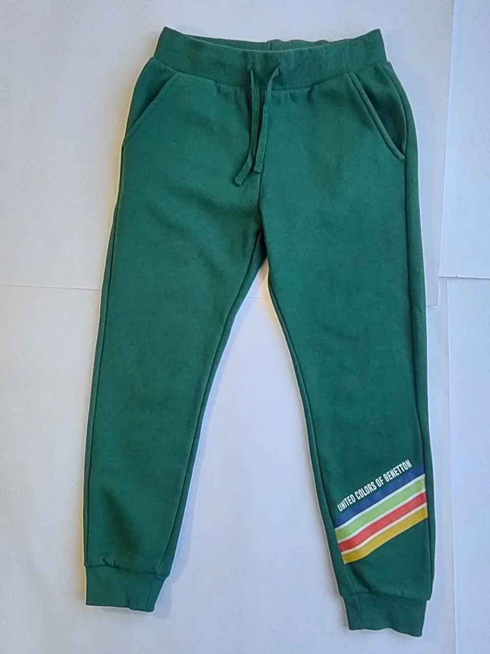 Bundle-United Colors Benetton Kid Polo Shirt & Jogger Pants Boy 8-10 Yrs